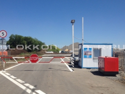 Контрольно-пропускной пункт (КПП) для строй объекта Аэропорт Южный в Ленинградской